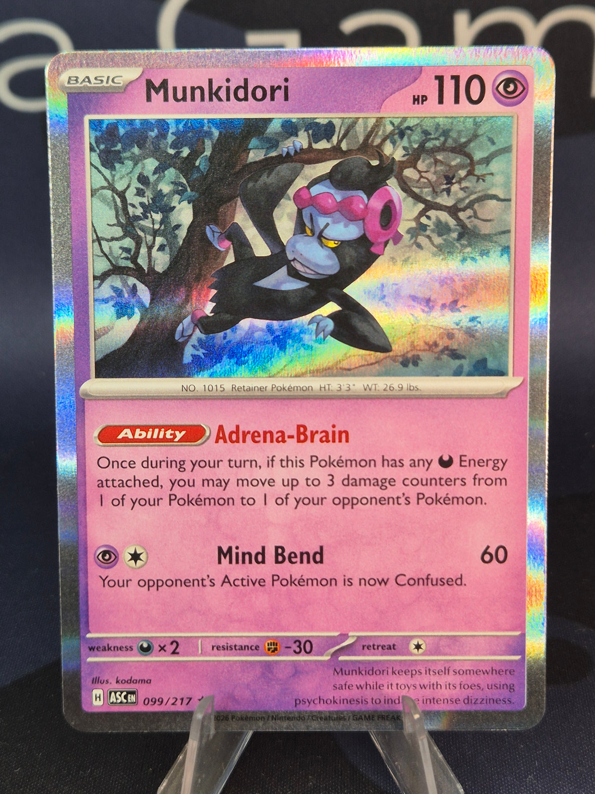 Munkidori 099/217 Ascended Heroes Holo