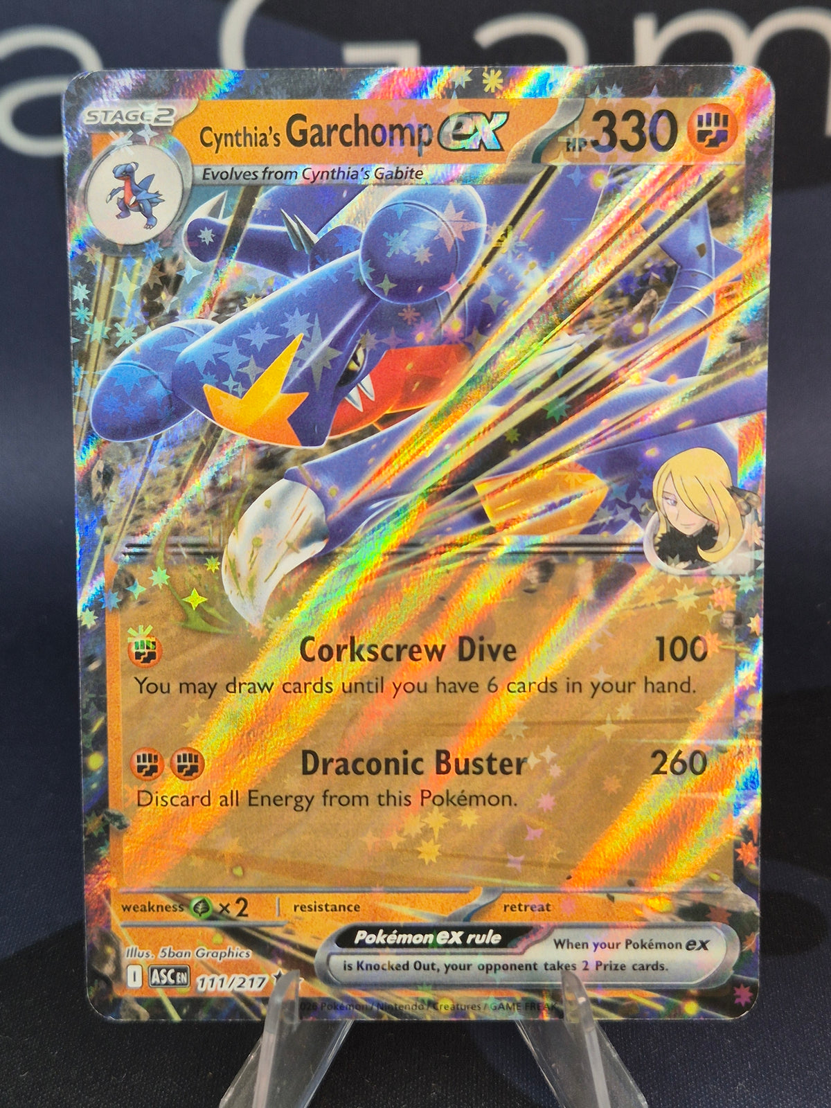 Cynthia's Garchomp 111/217 Ascended Heroes Double Rare