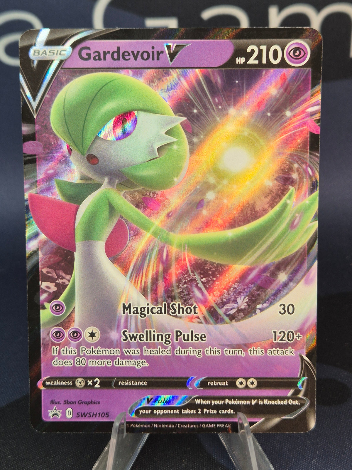 Gardevoir V SWSH105 Black Star Promo