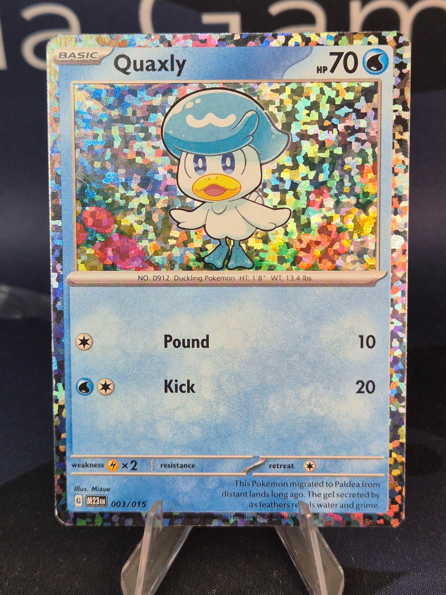 Quaxly 003/015 McDonald's Collection 2023 Holo