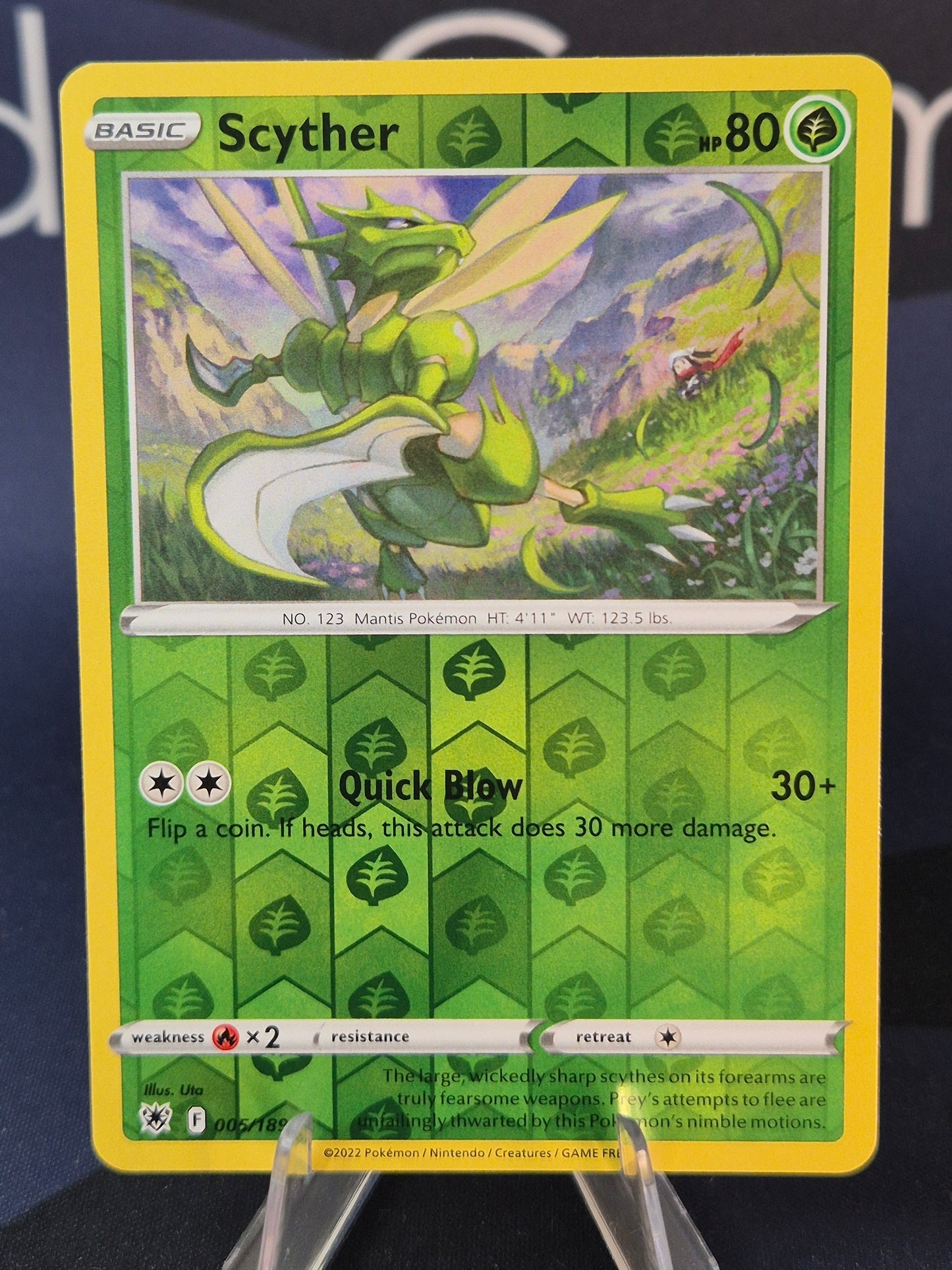 Scyther 005/189 Astral Radiance Reverse Holo