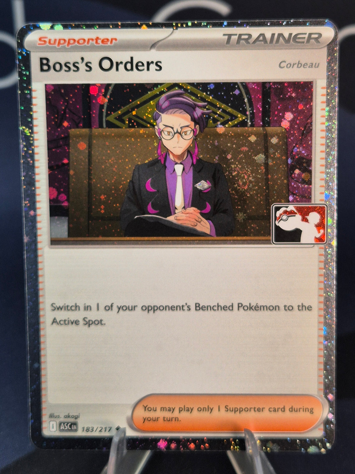 Boss's Orders Play Stamp Series 9 Holo
