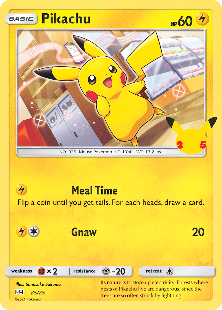 Pikachu 25/25 McDonalds 2021