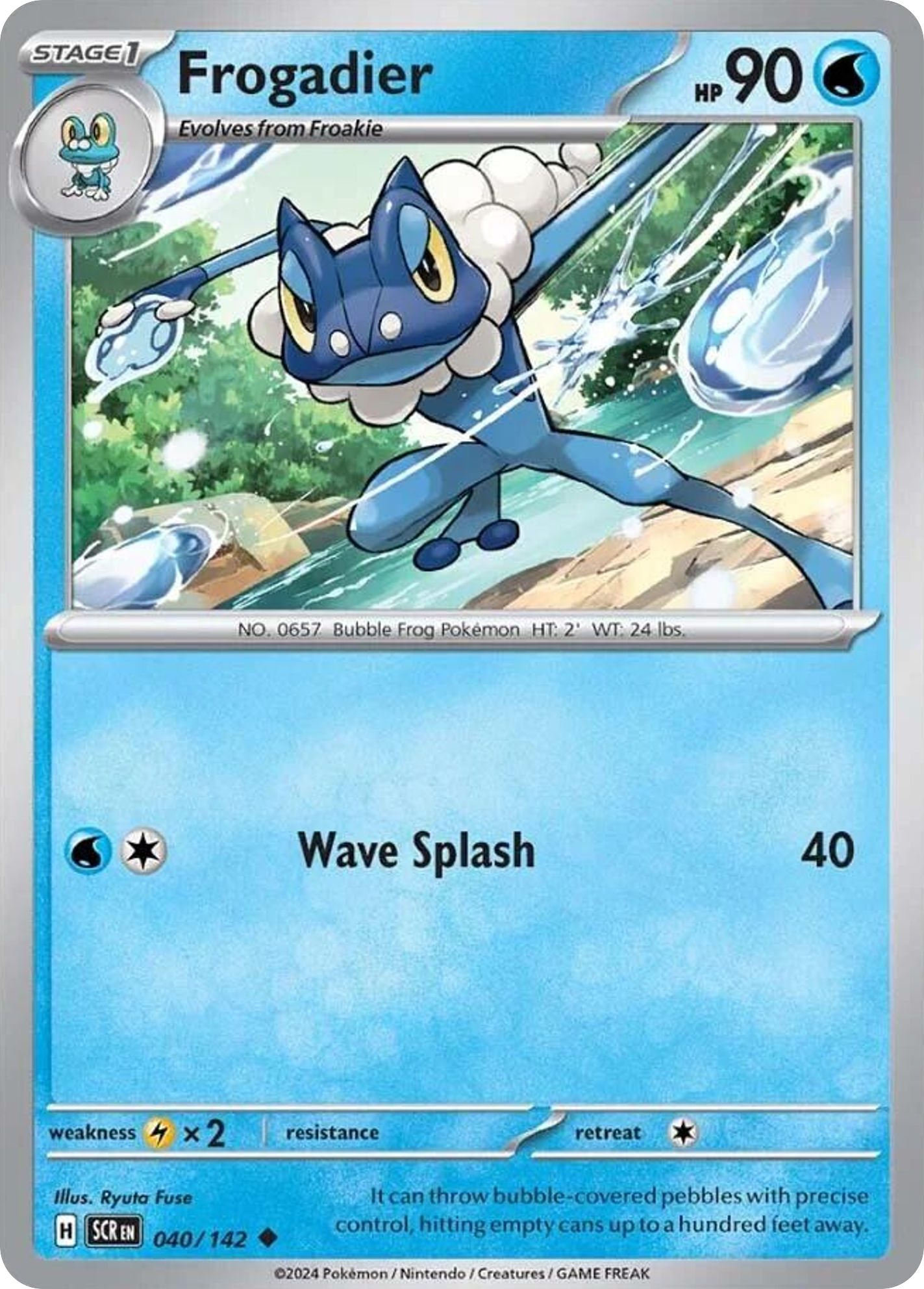 Frogadier 040/142 Stellar Crown