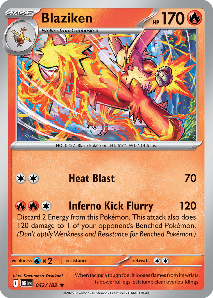 Blaziken 042/182 Destined Rivals