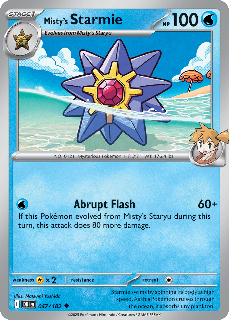 Misty's Starmie 047/182 Destined Rivals