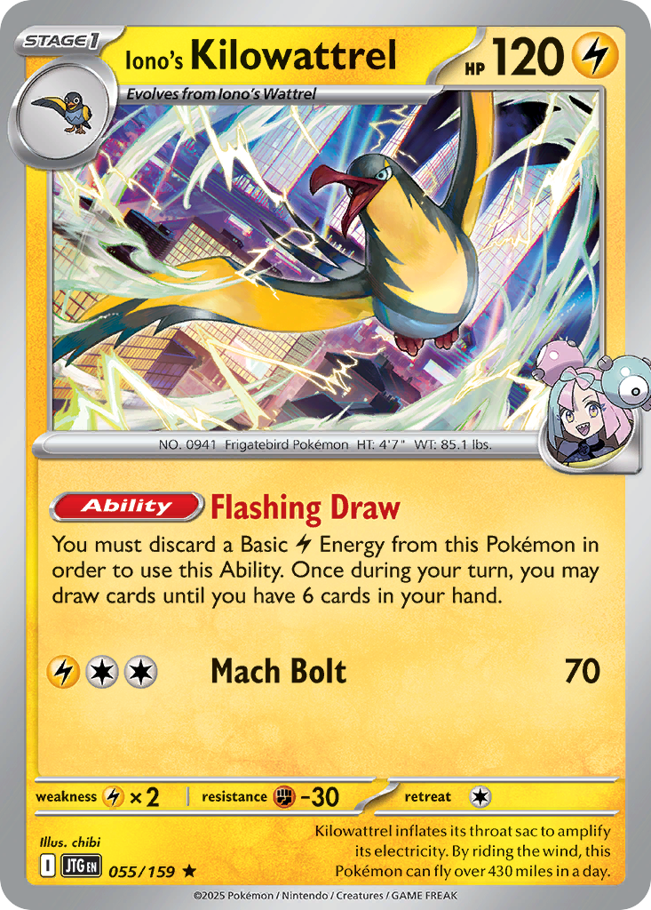 Iono's Kilowattrel 055/159 Journey Together