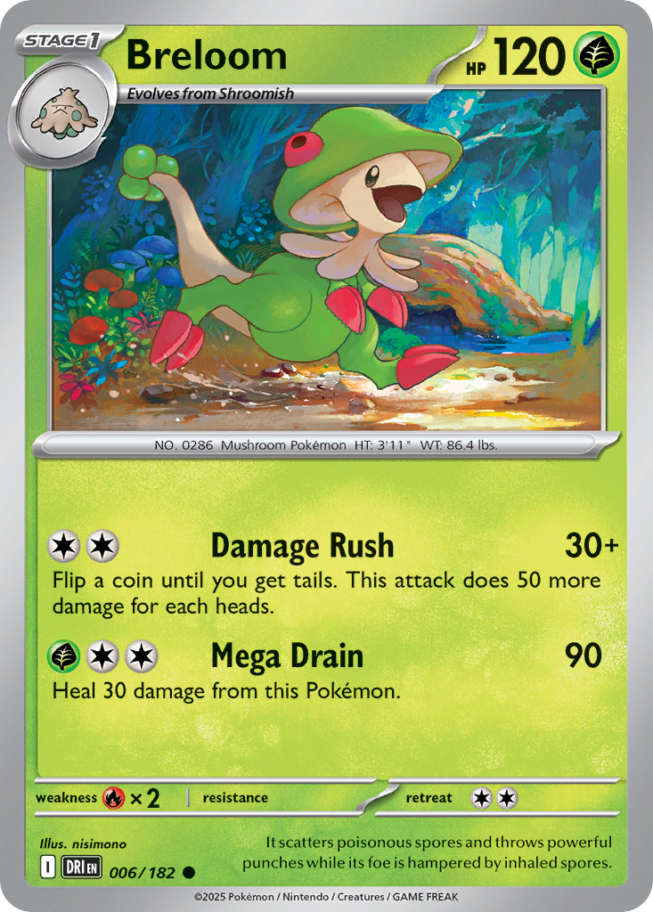 Breloom 006/182 Destined Rivals