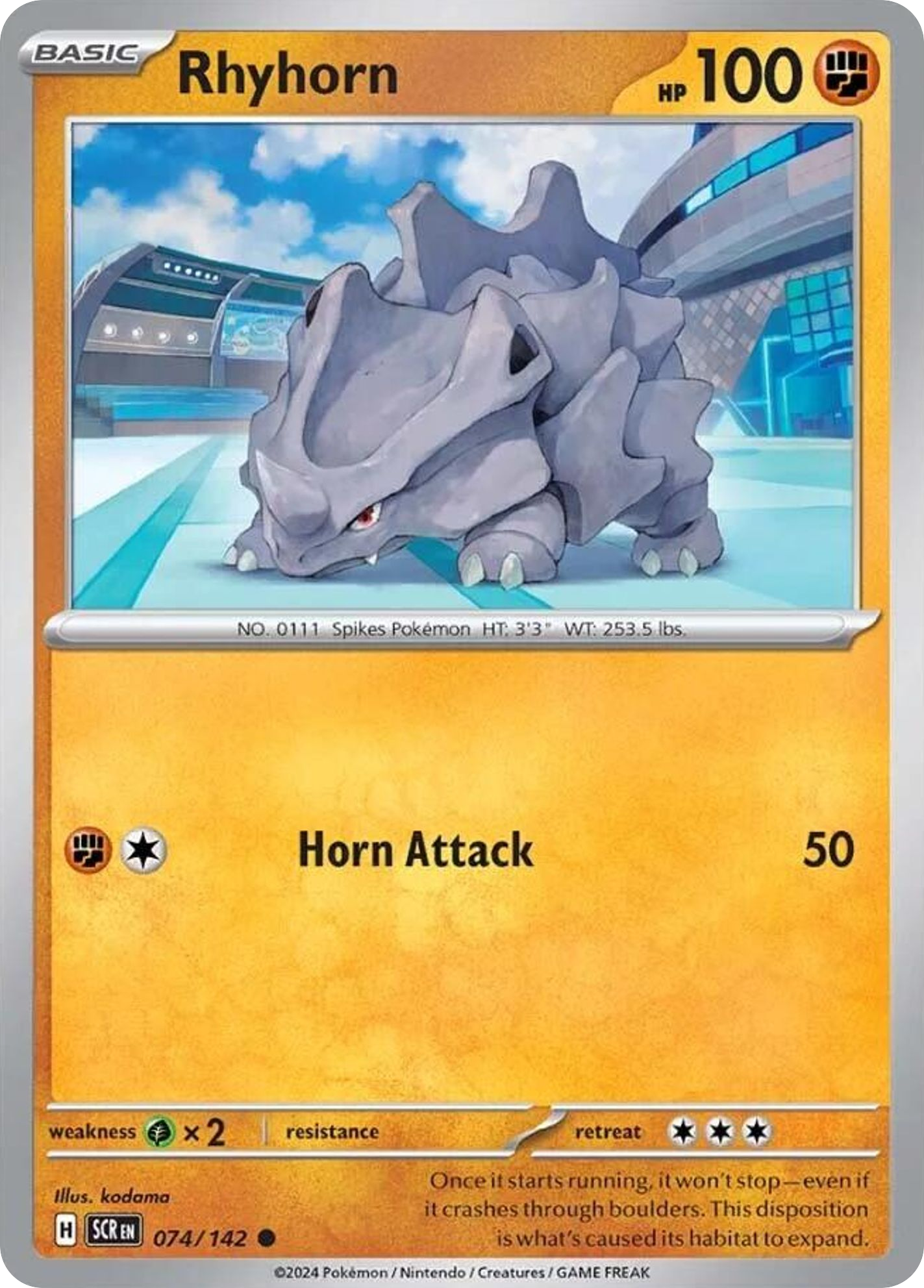 Rhyhorn 074/142 Stellar Crown