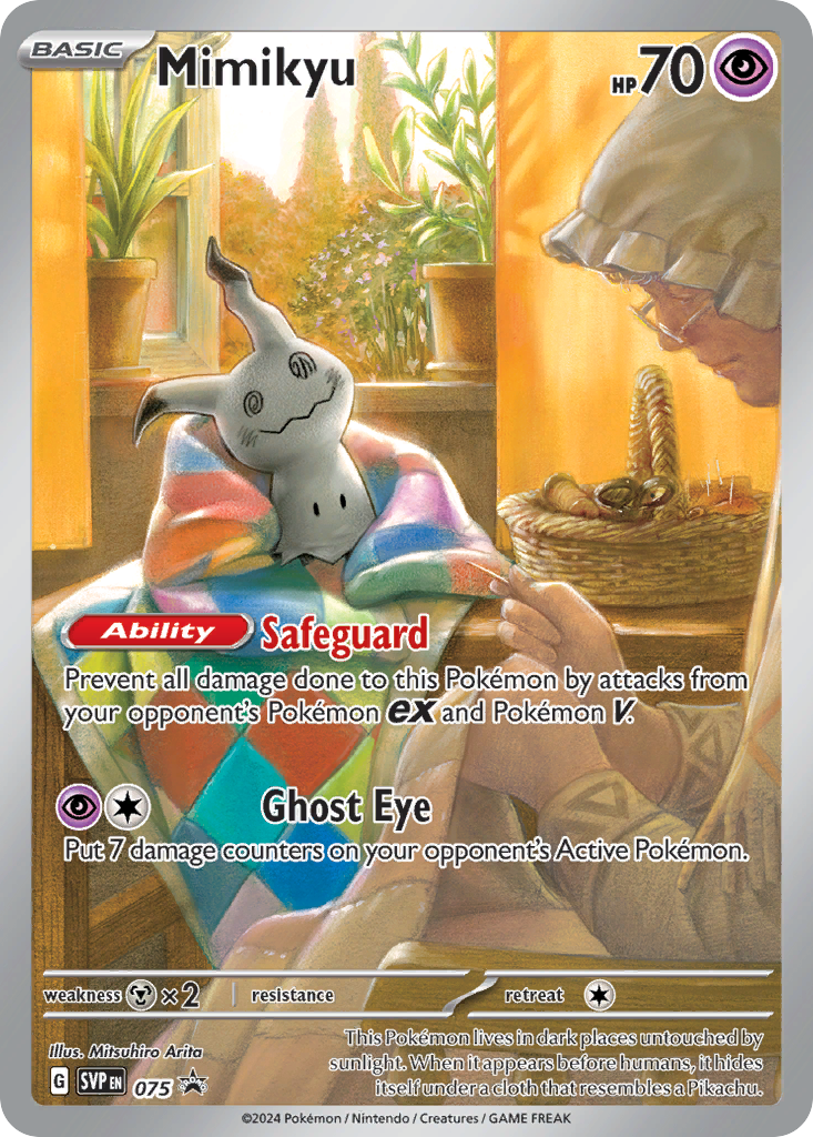 Mimikyu SVP075 Black Star Promo Sealed