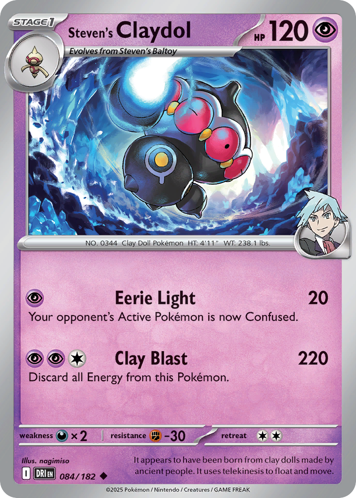 Steven's Claydol 084/182 Destined Rivals
