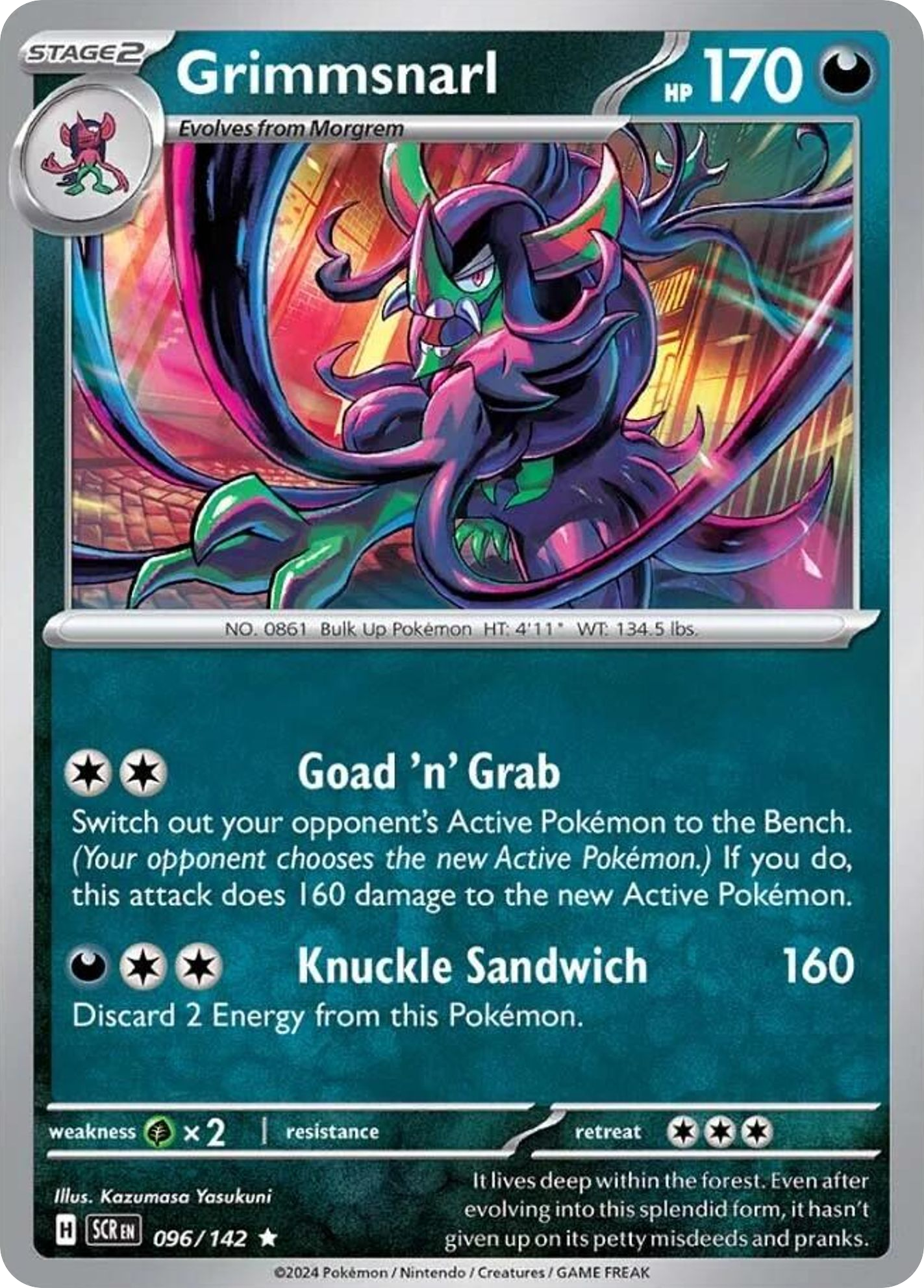 Grimmsnarl 096/142 Stellar Crown Holo