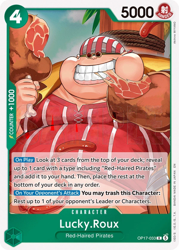 Lucky.Roux OP17-033 The World's Strongest Warriors Rare