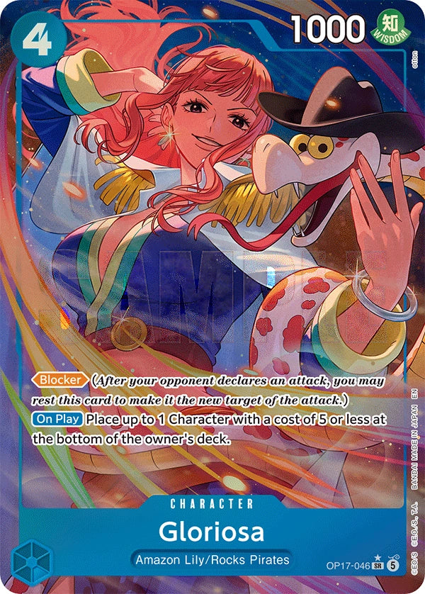 Gloriosa (Alternate Art) OP17-046 The World's Strongest Warriors Super Rare