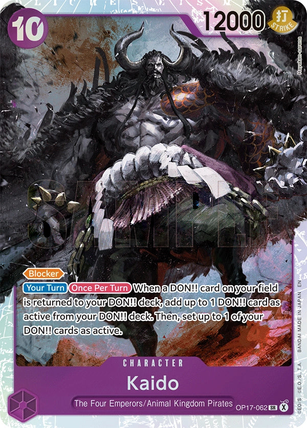 Kaido (062) (Alternate Art) OP17-062 The World's Strongest Warriors Super Rare