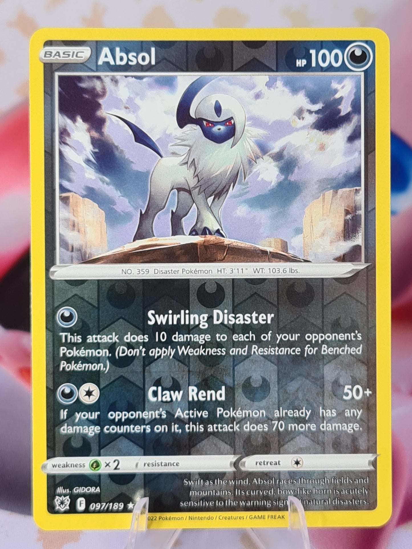 Absol 097/189 Astral Radiance Reverse Holo