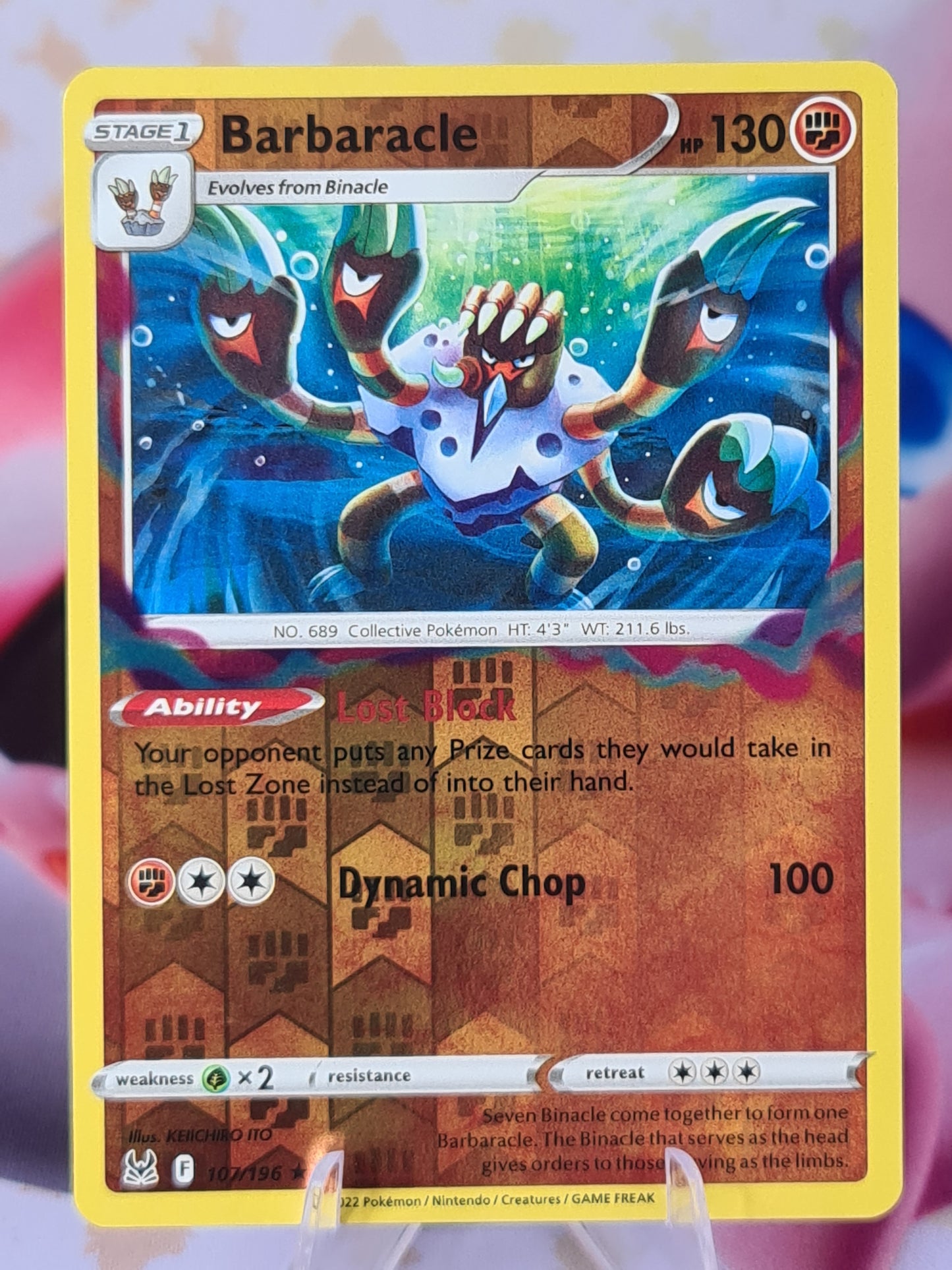 Barbaracle 107/196 Lost Origin Reverse Holo