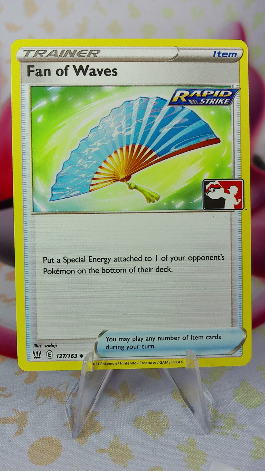 Fan of Waves Play Stamp
