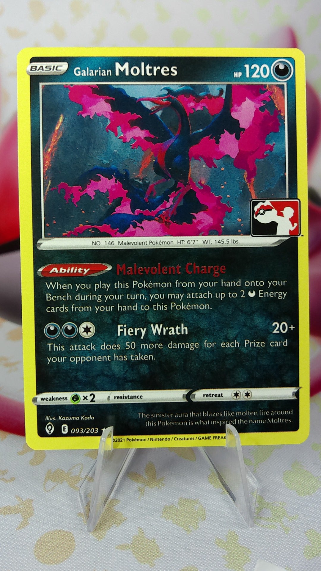 Galarian Moltres Play Stamp