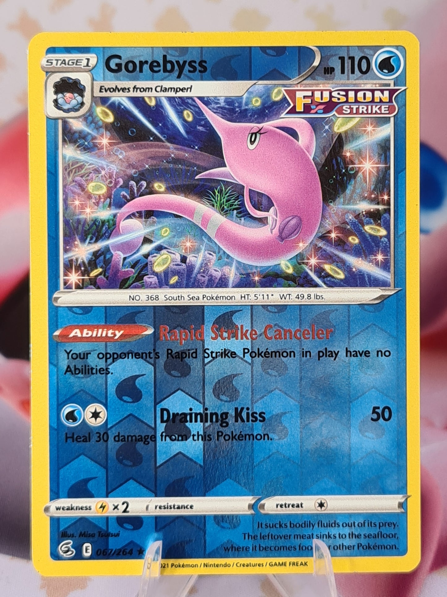 Gorebyss 067/264 Fusion Strike Reverse Holo