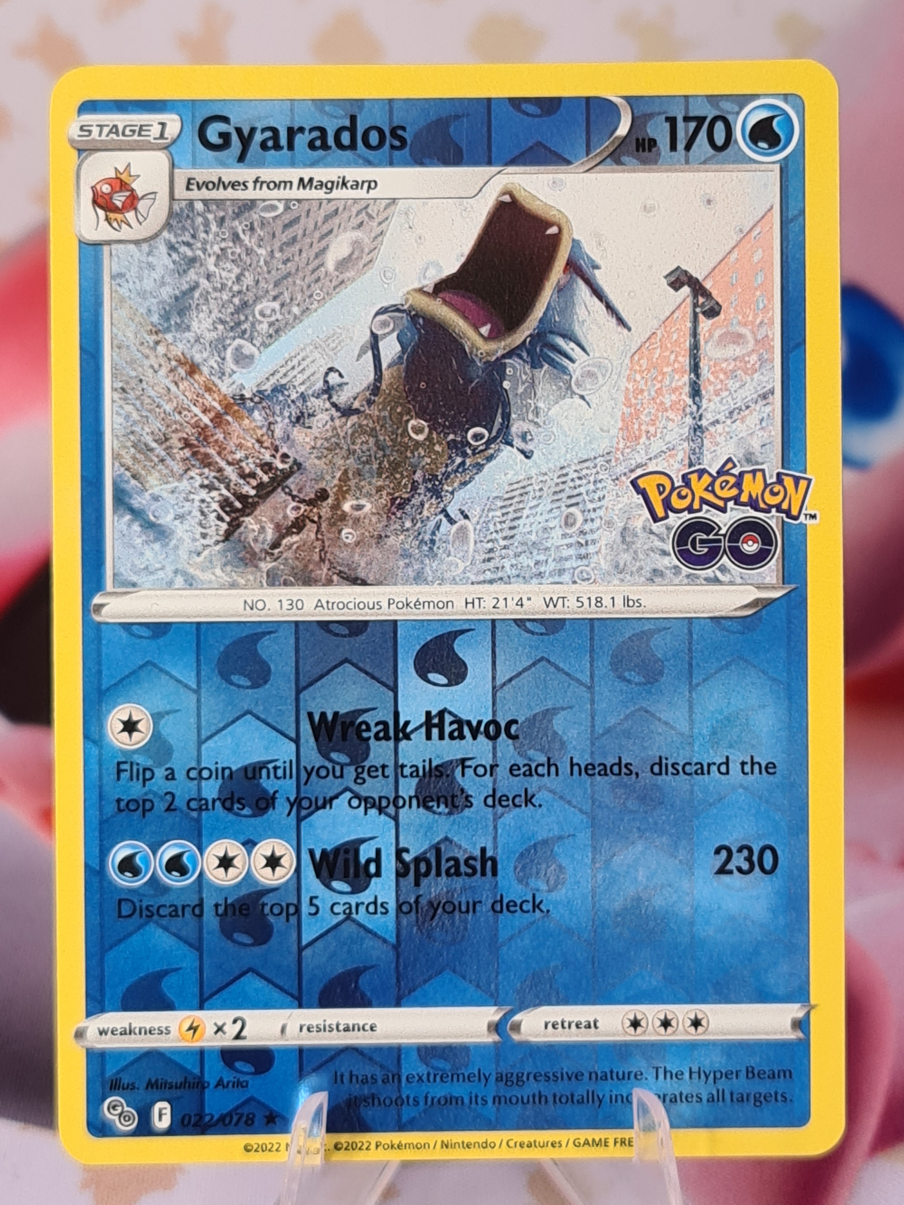 gyarados pokemon go card Gyarados 022/078 Pokemon Go Reverse Holo – Red Panda Gaming