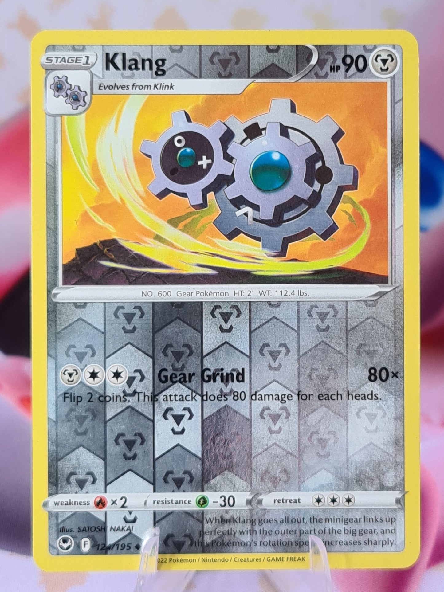 Klang 124/195 Silver Tempest Reverse Holo