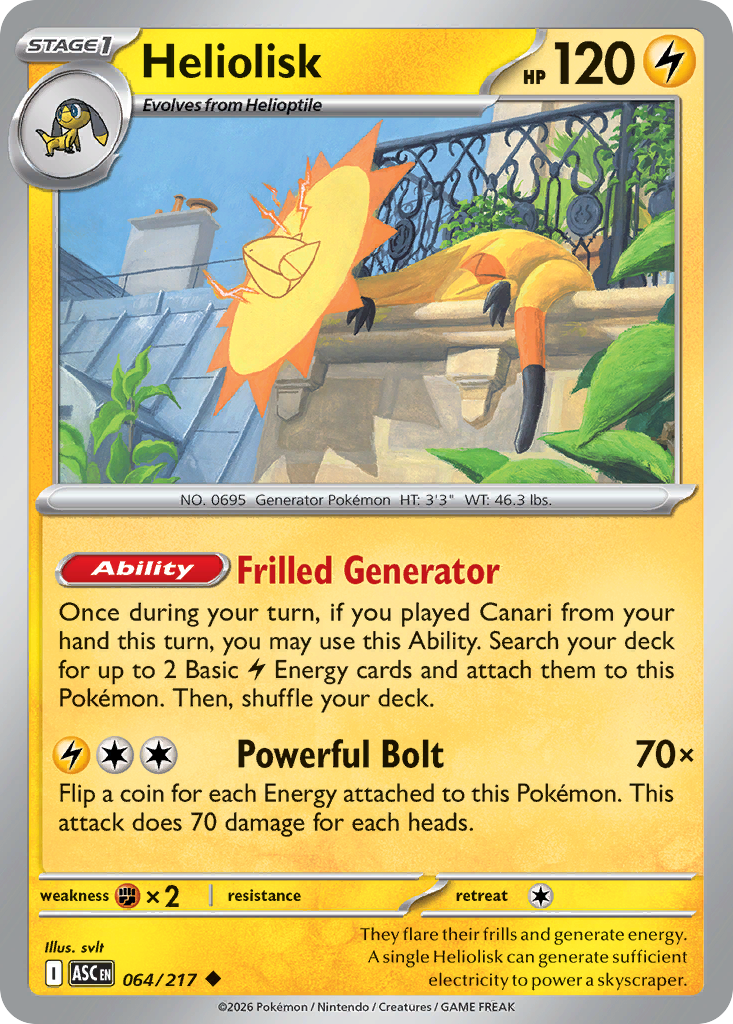 Heliolisk 064/217 Ascended Heroes