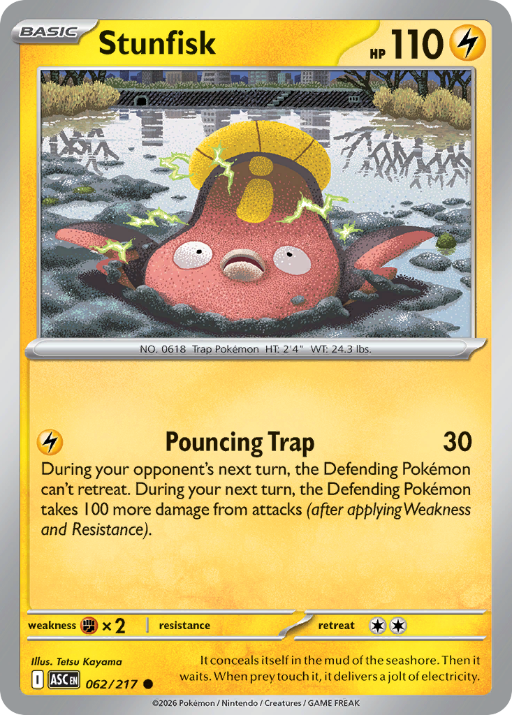Stunfisk 062/217 Ascended Heroes