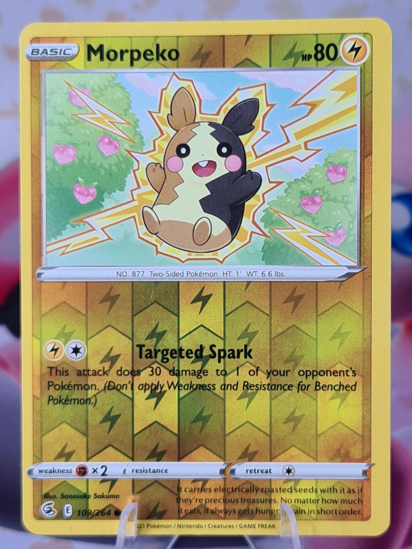 Morpeko 109/264 Fusion Strike Reverse Holo