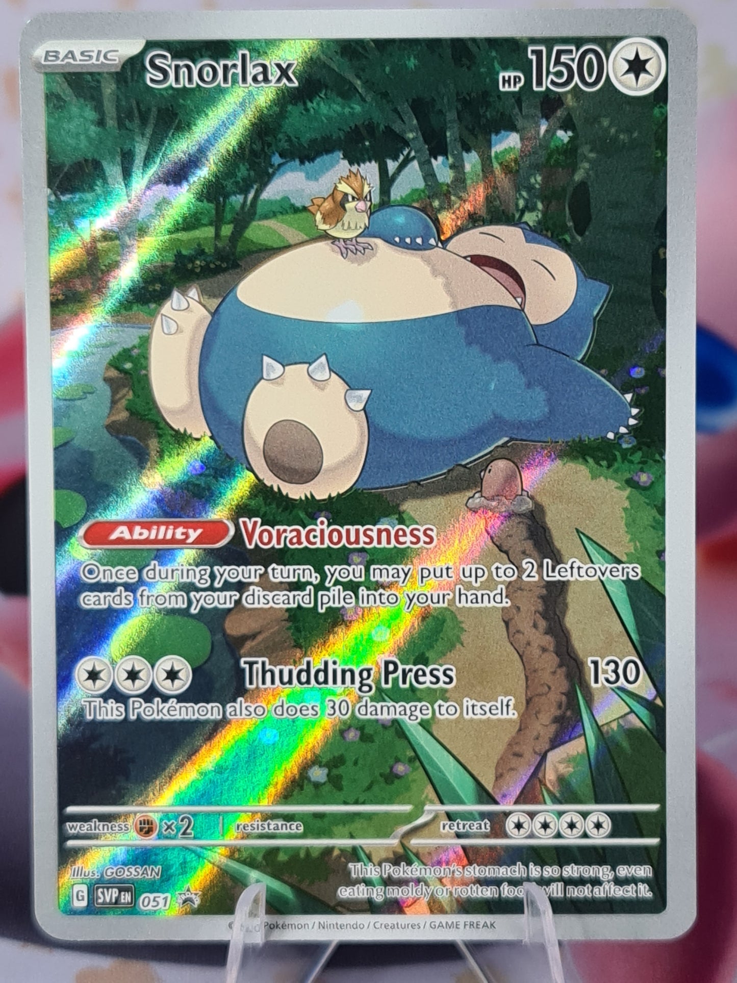 Snorlax SVP 051 Black Star Promo