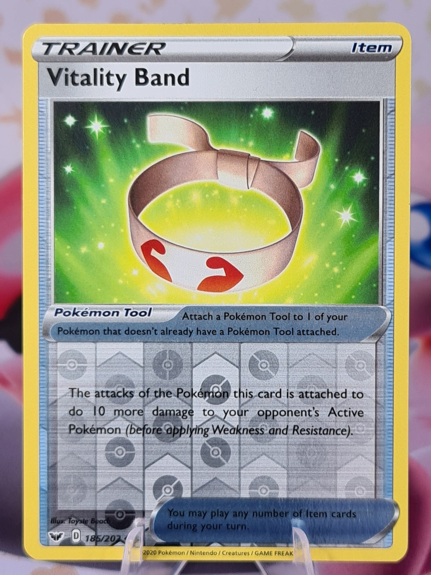 Vitality Band 185/202 Sword Shield Reverse Holo