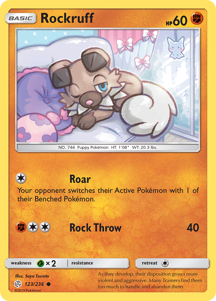 Rockruff 123/236 Cosmic Eclipse