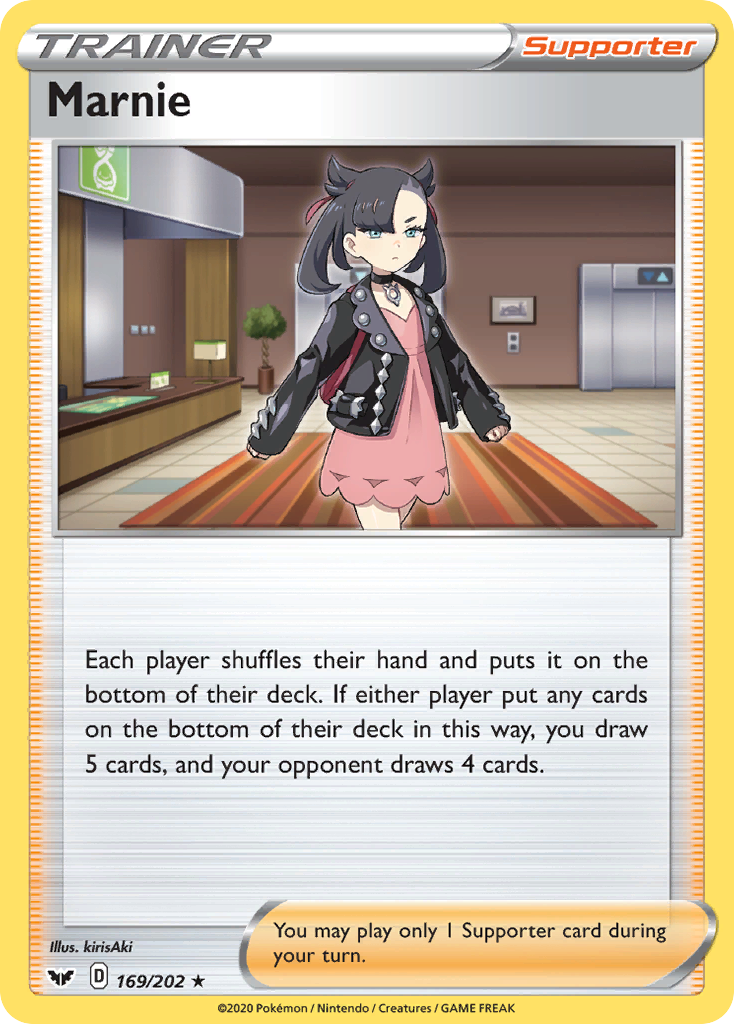 Marnie 169/202 Sword Shield