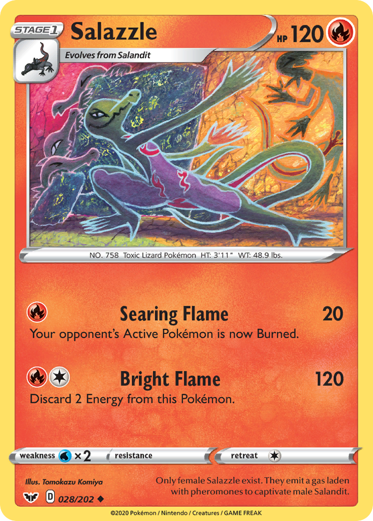 Salazzle 028/202 Sword Shield
