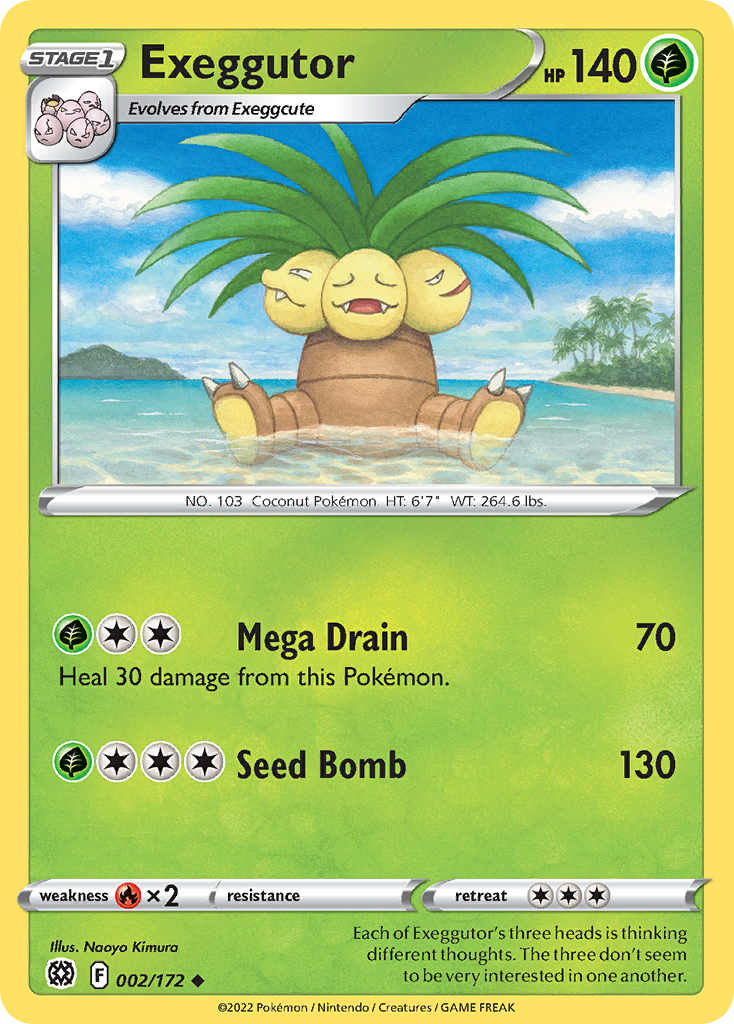 Exeggutor 002/172 Brilliant Stars