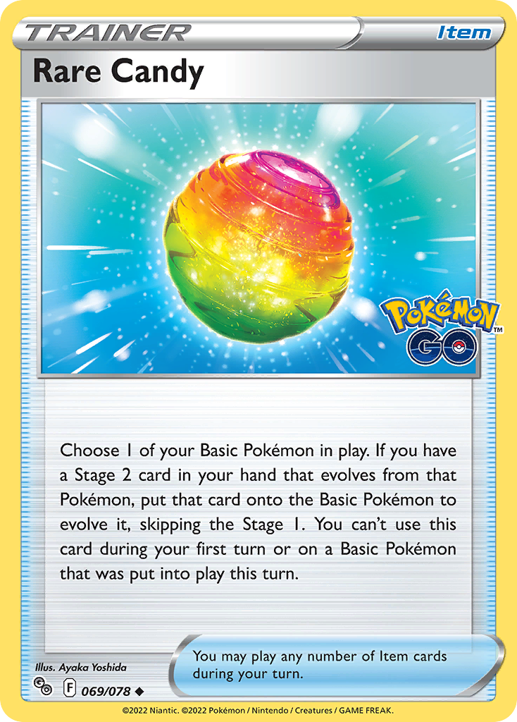 Rare Candy 069/078 Pokemon Go