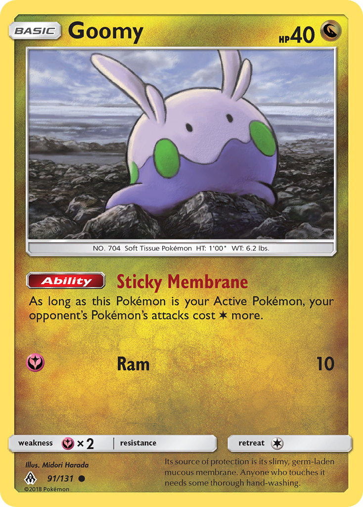 Goomy 91/131 Forbidden Light