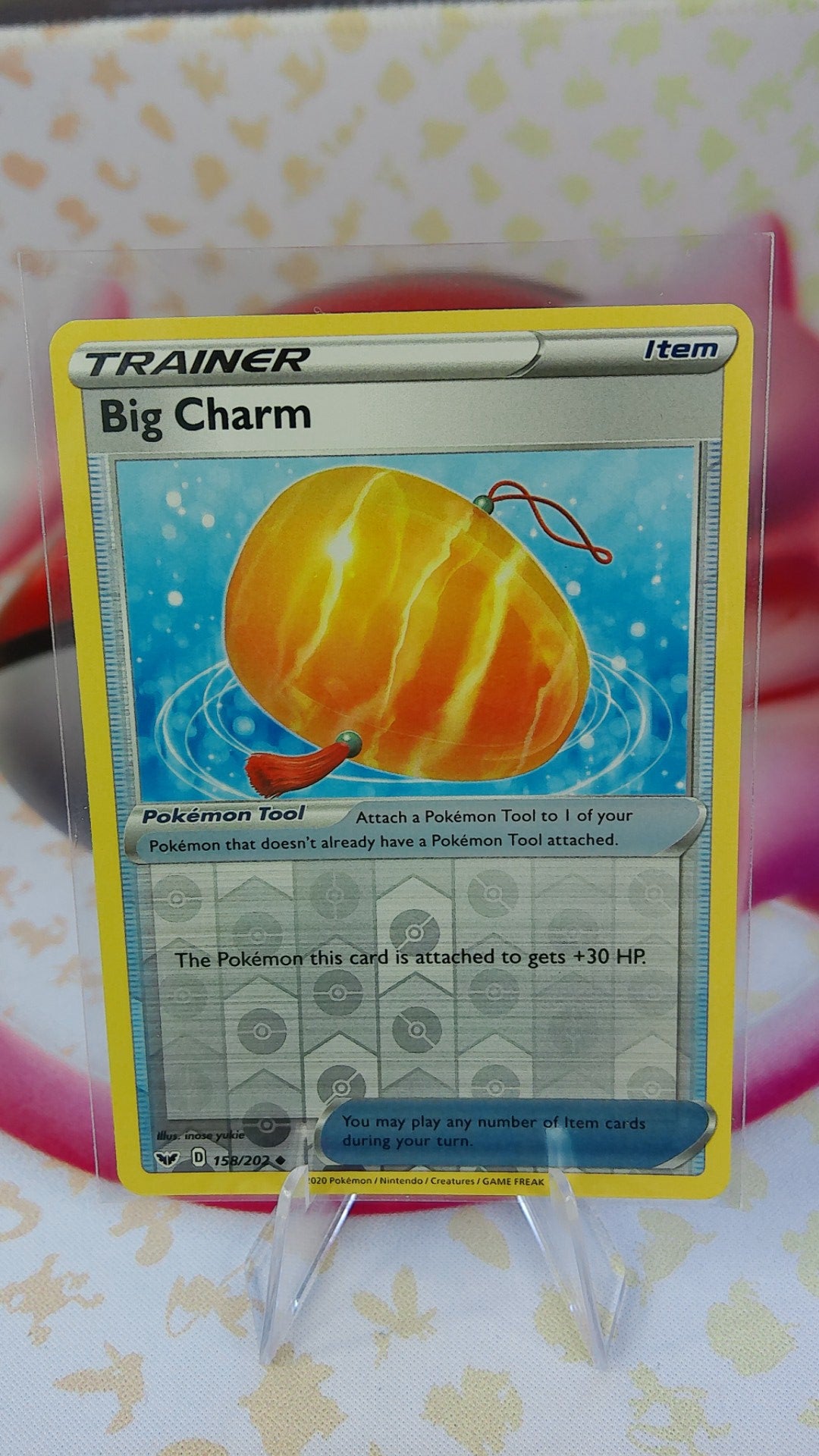 Big Charm 158/202 Sword Shield Reverse Holo