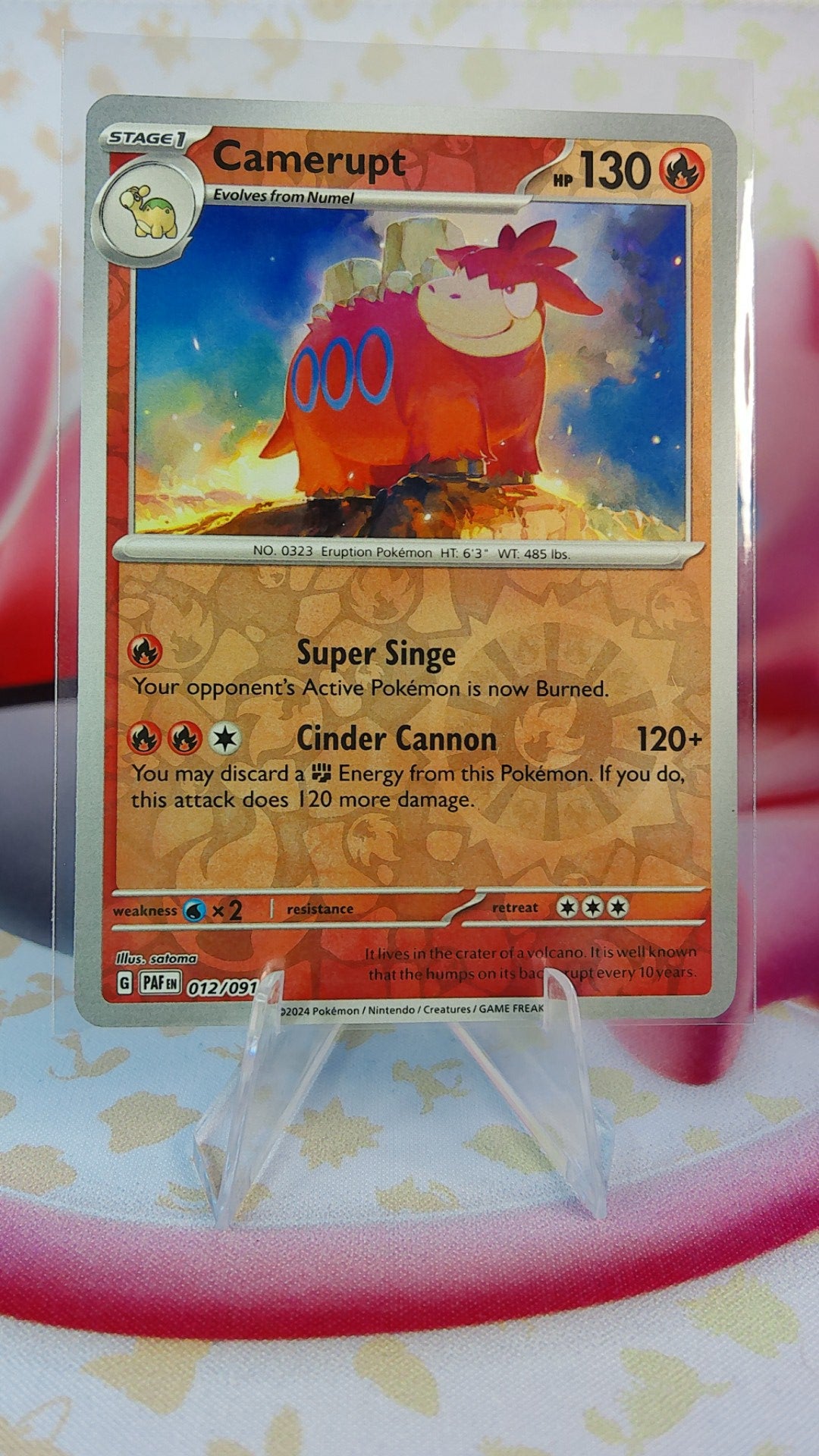 Camerupt 012/091 Paldean Fates RH