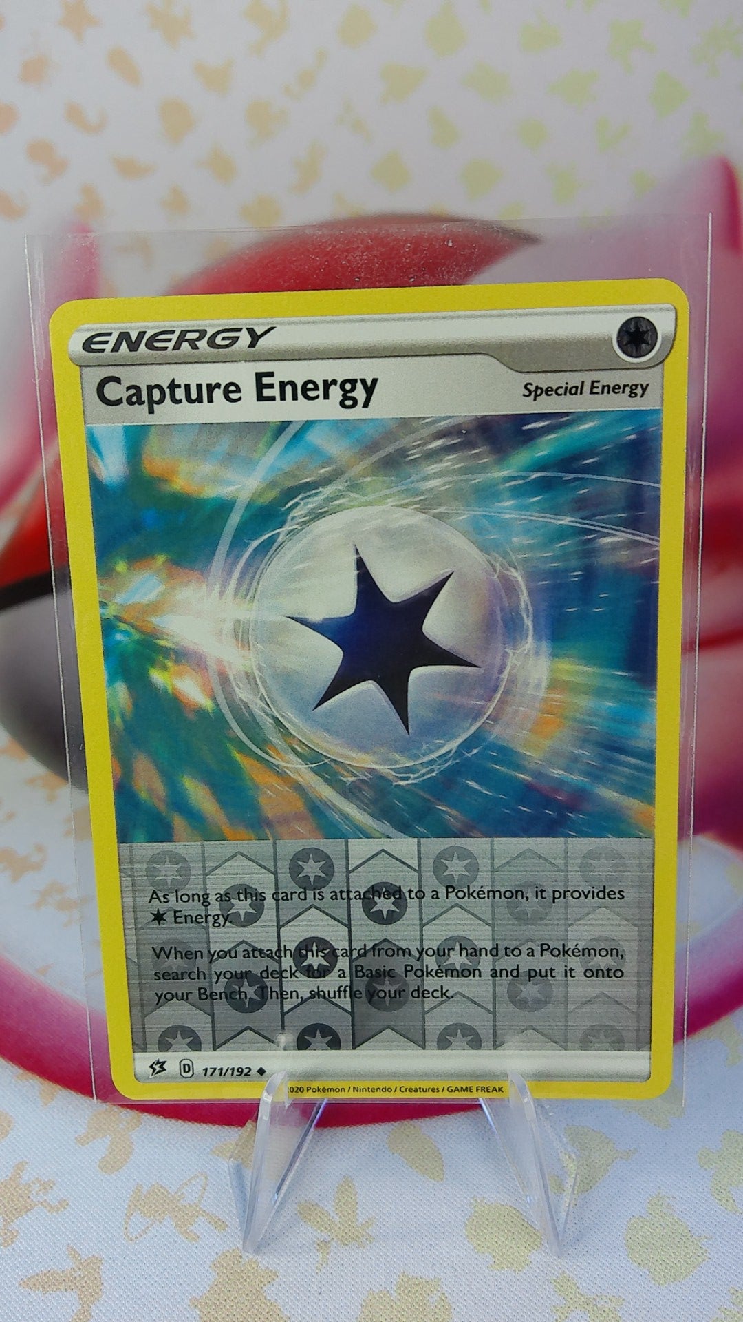 Capture Energy 171/192 Rebel Clash Reverse Holo
