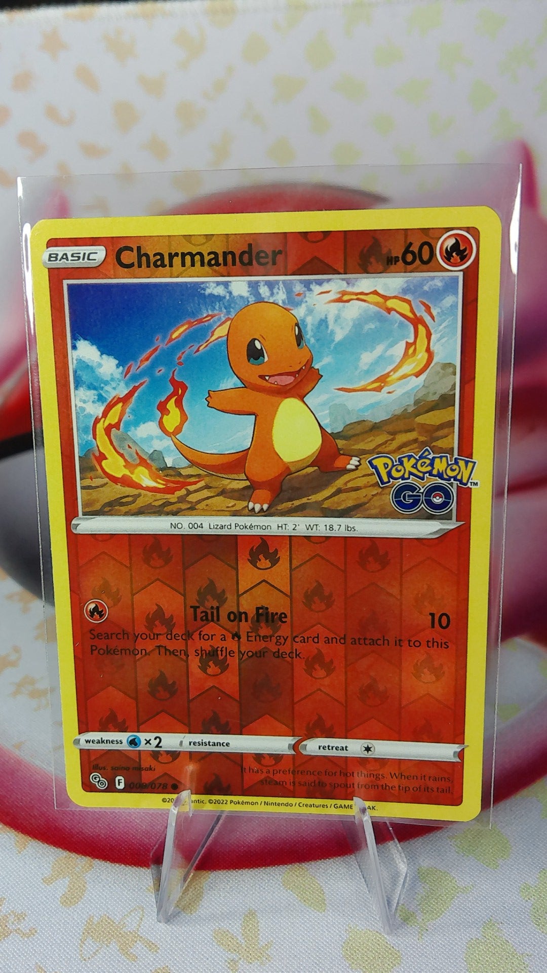 Charmander 008/078 Pokemon Go Reverse Holo