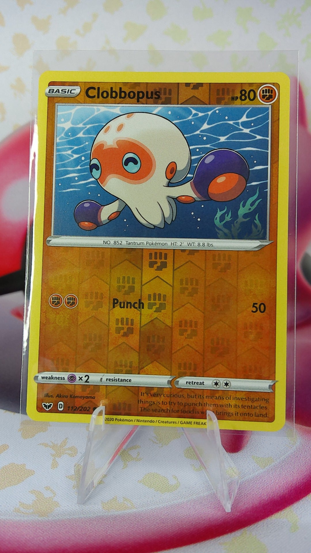 Clobbopus 112/202 Sword Shield Reverse Holo