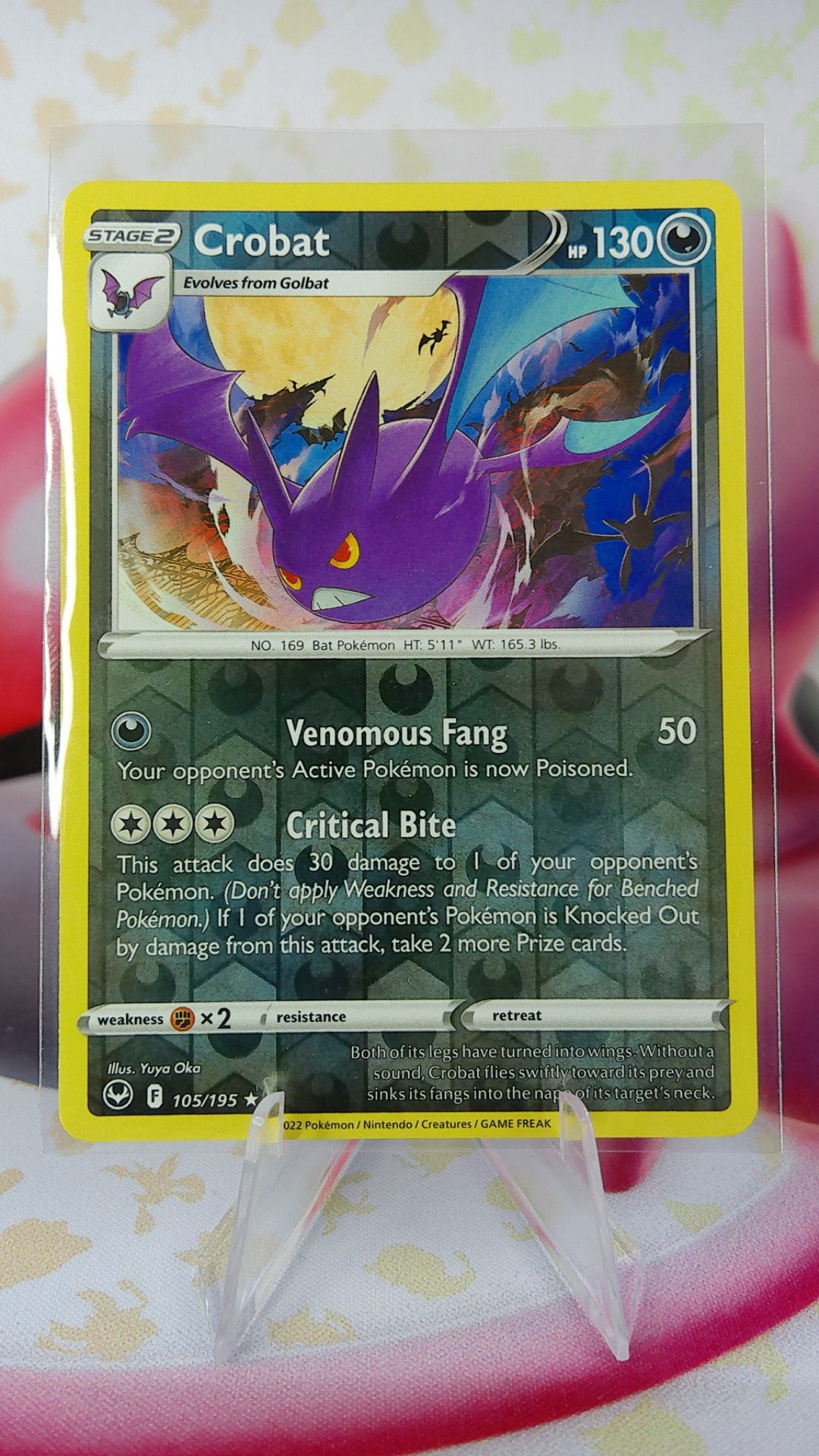 Crobat 105/195 Silver Tempest Reverse Holo