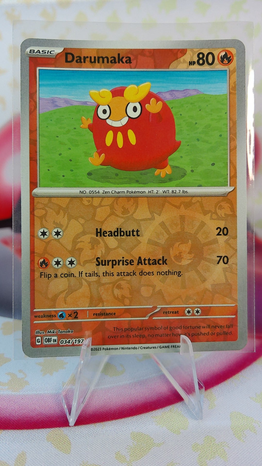 Darumaka 034/197 Obsidian Flames RH