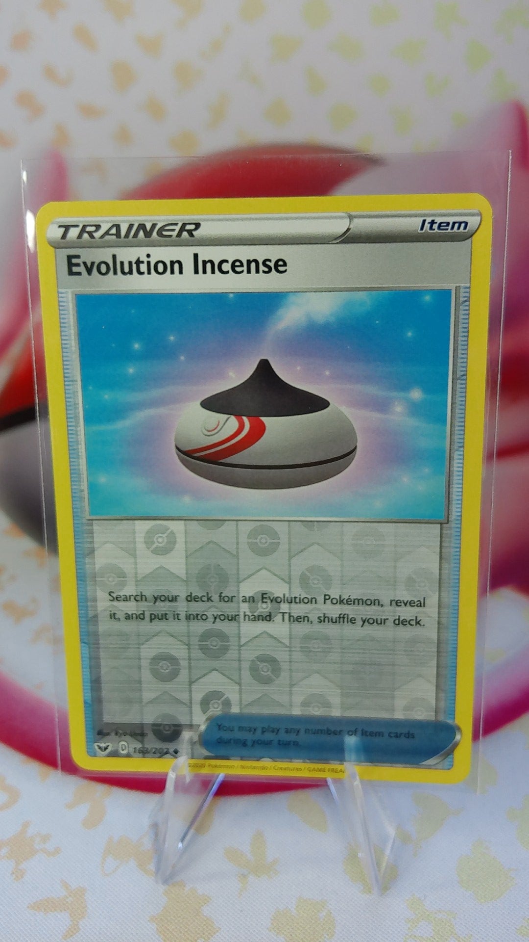 Evolution Incense 163/202 Sword Shield Reverse Holo