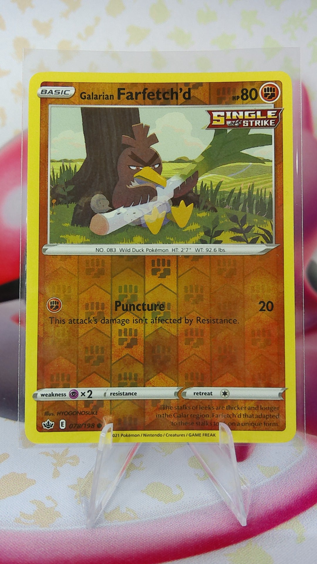 Galarian Farfetch'd 078/198 Chilling Reign Reverse Holo