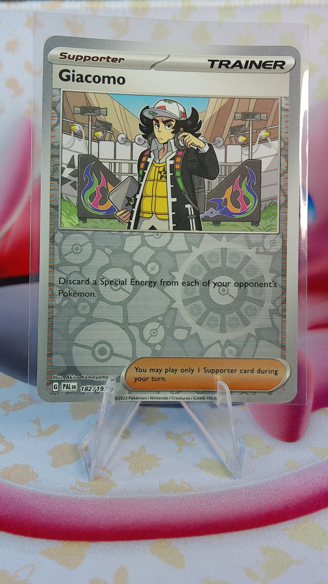 Giacomo 182/193 Paldea Evolved Reverse Holo Red Panda Gaming Giacomo 182/193 Paldea Evolved Reverse Holo Red Panda Gaming