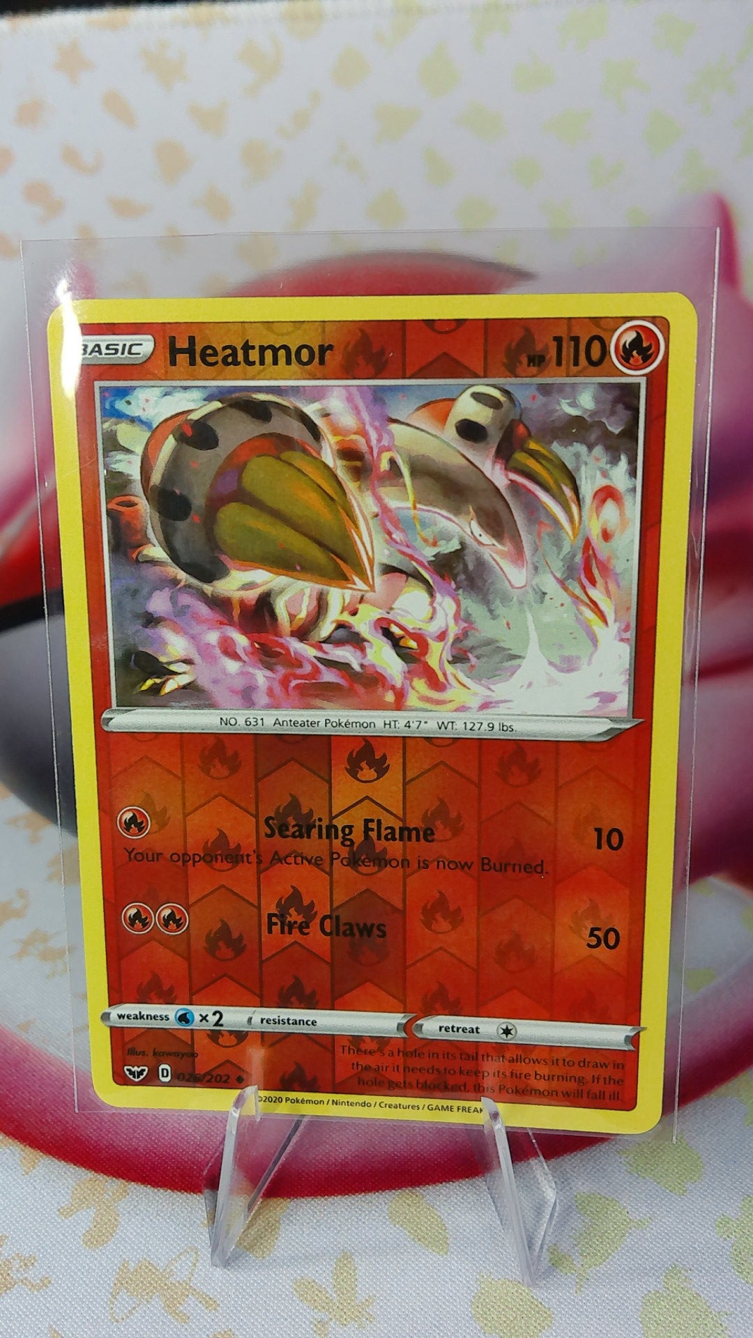 Heatmor 026/202 Sword Shield Reverse Holo