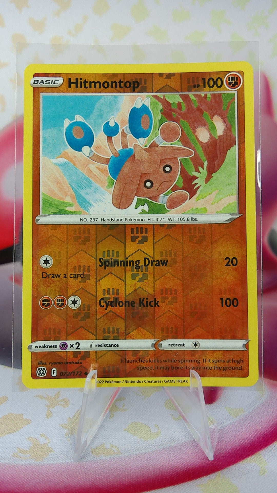 Hitmontop 072/172 Brilliant Stars Reverse Holo