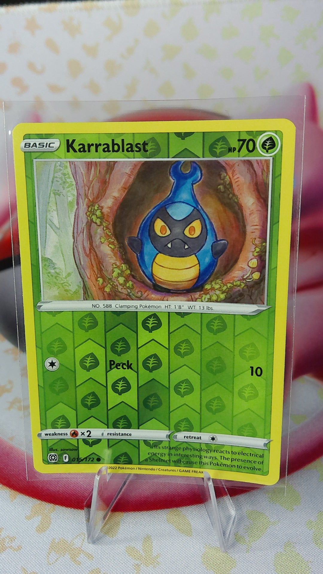 Karrablast 015/172 Brilliant Stars Reverse Holo
